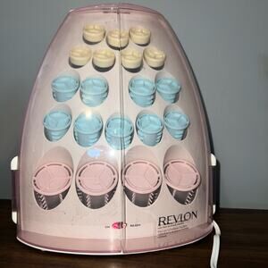 Revlon perfect reflections ultrasetter hot curlers  RV254 pink hair styling tool